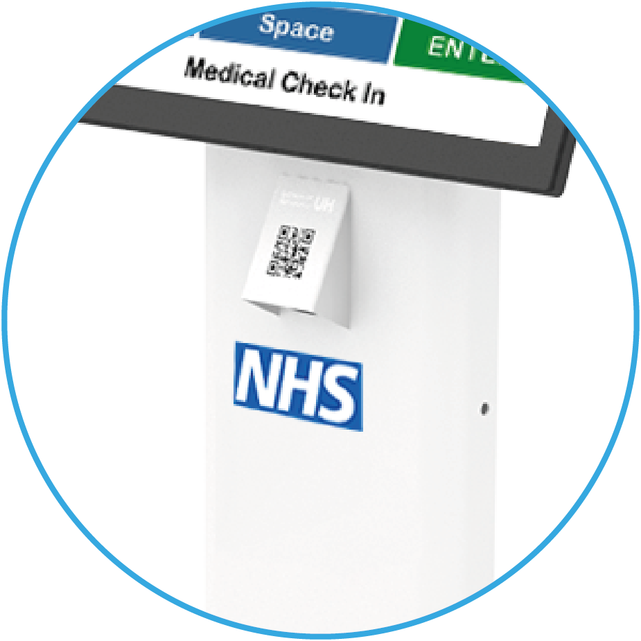 Check In Lab Screen Patient Check-in Kiosk | Dalen Healthcare | Medical Screen Stand